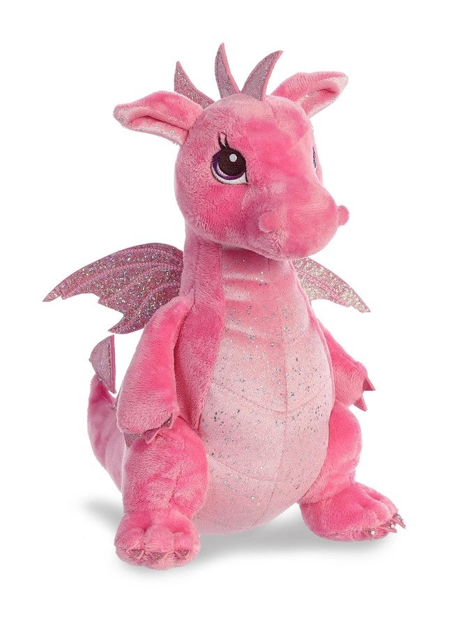 Aurora® Enchanting Sparkle Tales™ Dahlia Dragon™ Stuffed Animal - Magical Adventures - Endless Play - Pink 12.5 Inches